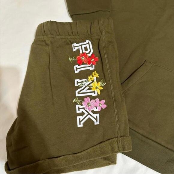 PINK Victoria secret hoodie and short set - Picture 5 of 7